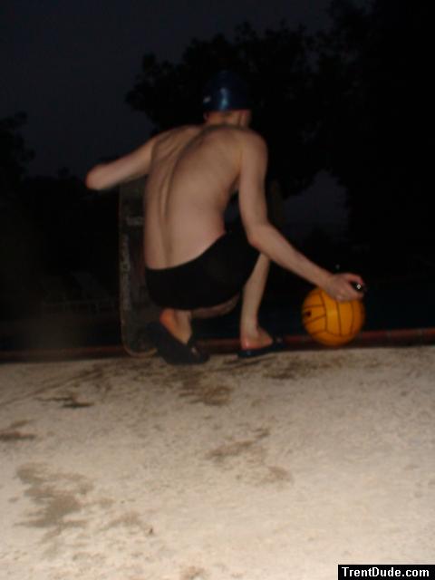 Skateboard and swim jammer