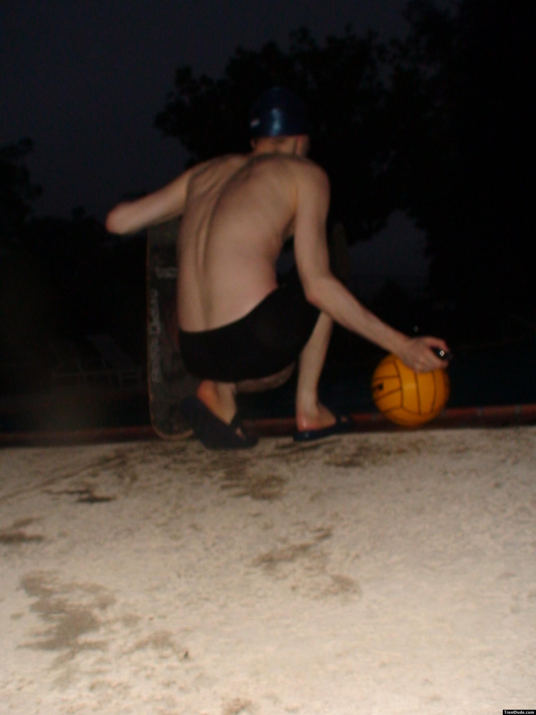 Skateboard and swim jammer