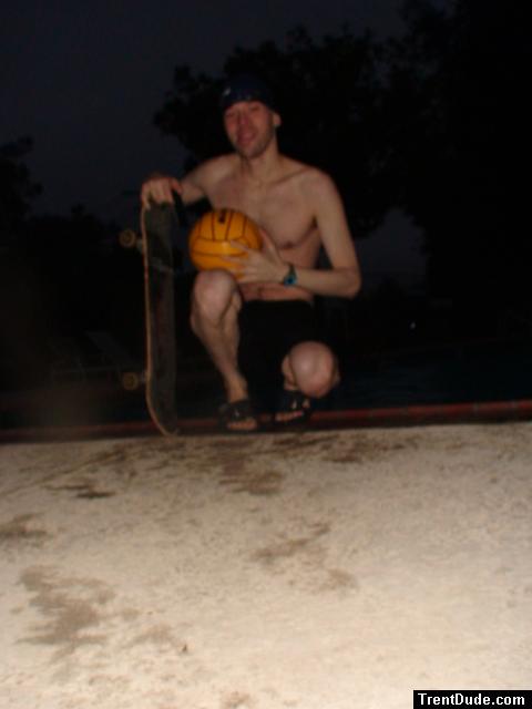 Skateboard and swim jammer