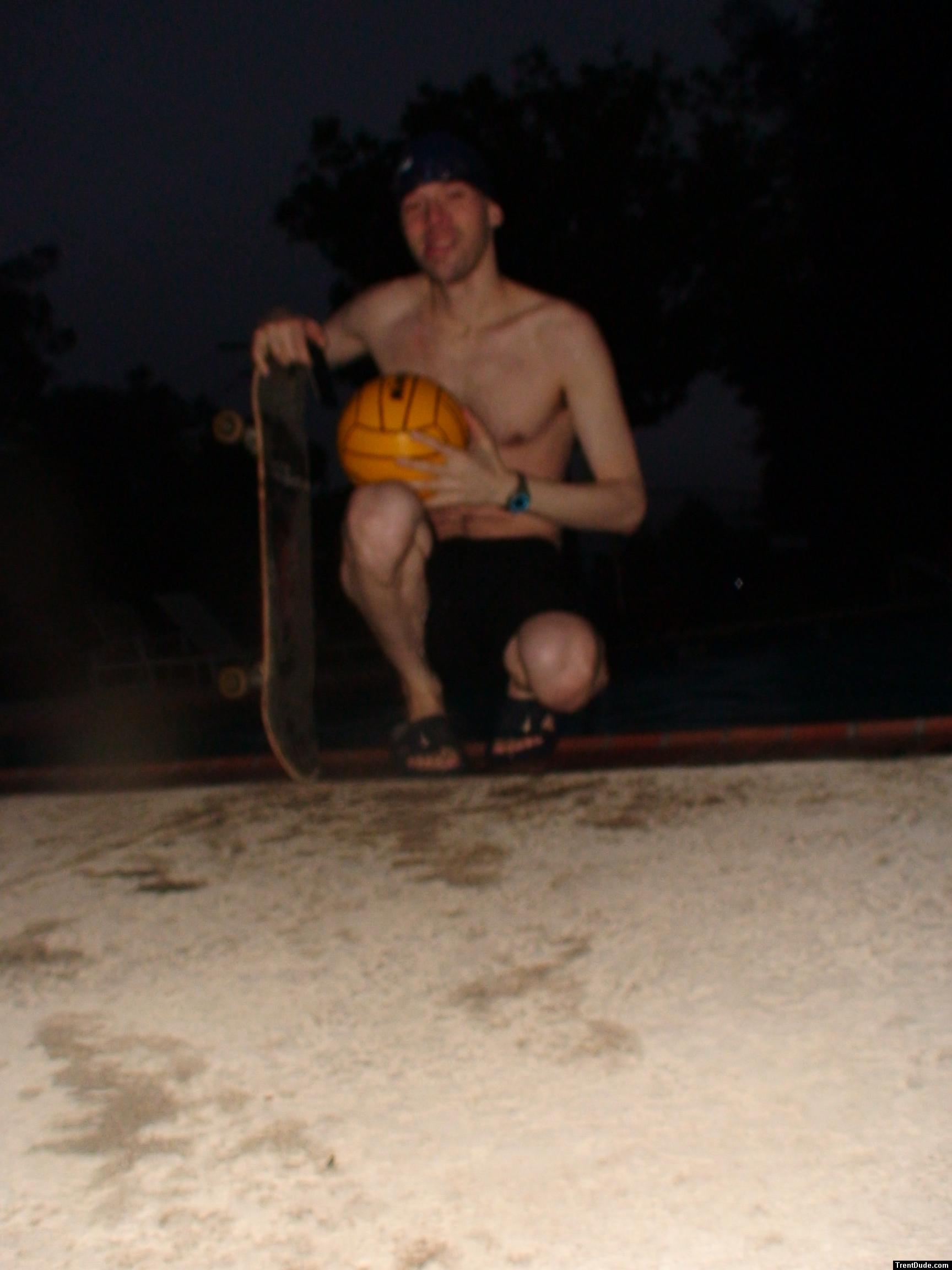 Skateboard and swim jammer