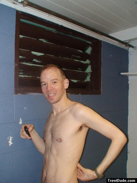 The red on his face is from blueberries