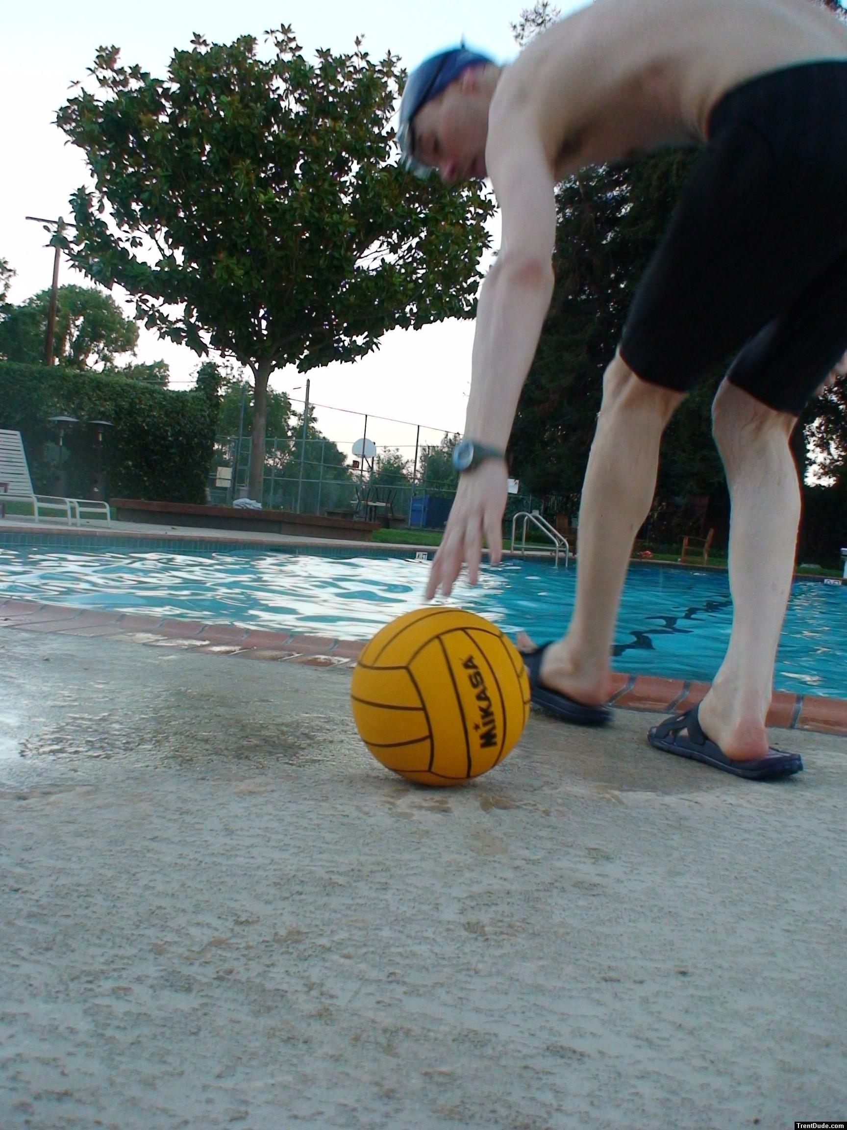 Centered on the ball