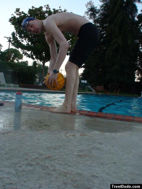 Wearing a Tyr Fusion swim jammer