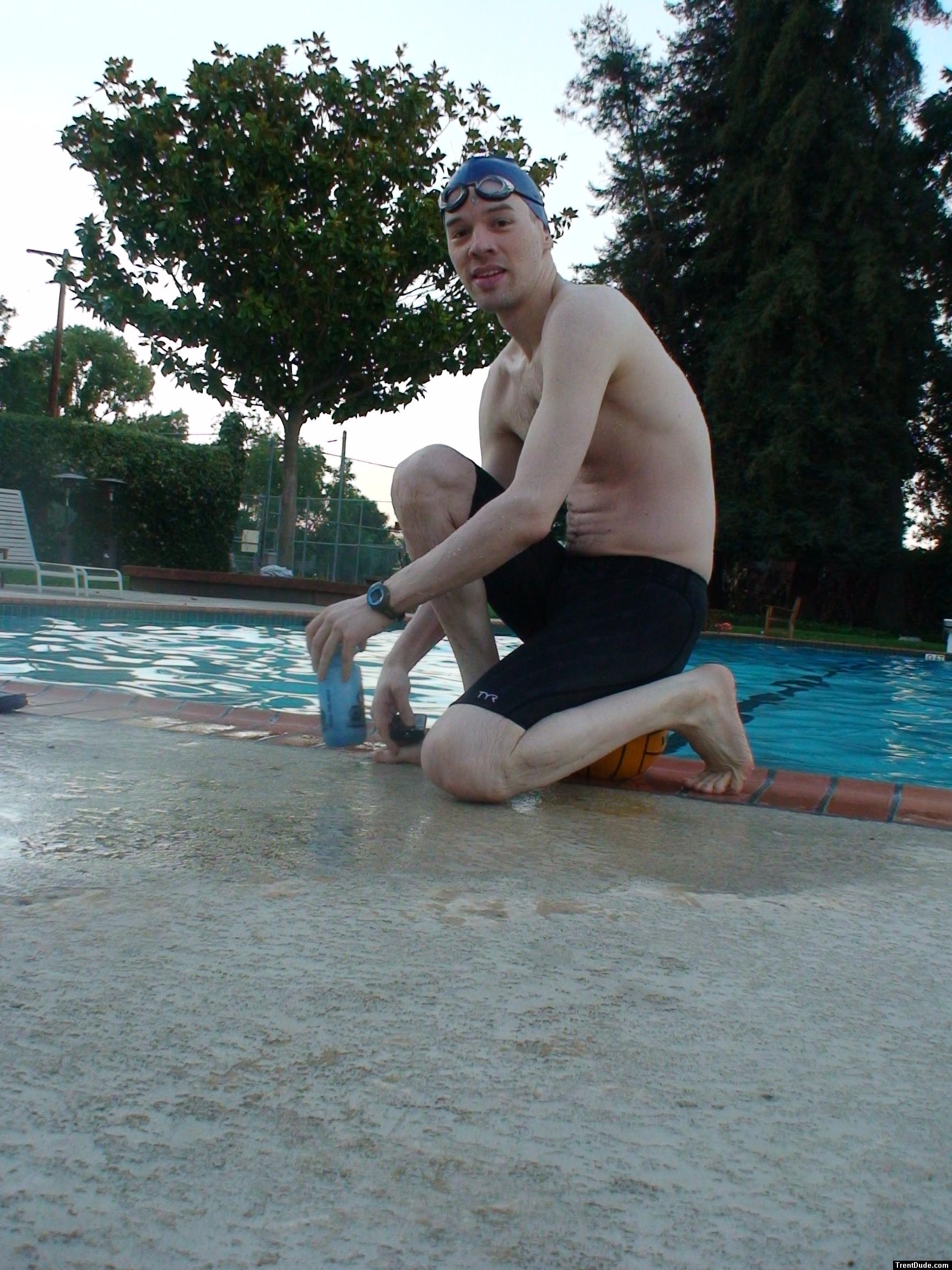 Toes next to the pool (smile)