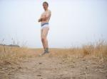 Calvin Klein underwear on the farm