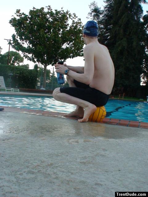 Wearing a Tyr Fusion 2 swim jammer size 34