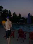 Watching the sun rise before practicing water polo