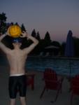Back muscles, Nike swim jammer (rear)