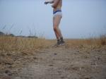 Calvin Klein underwear on the farm