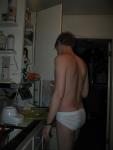Do you always wear underwear in the kitchen?