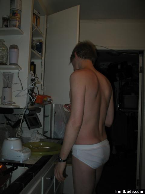 Do you always wear underwear in the kitchen?
