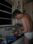 Washing the berries