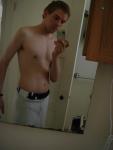 SHIRTLESS IN SWEAT PANTS