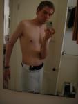 SHIRTLESS IN SWEAT PANTS