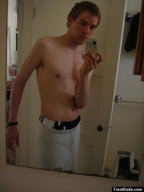 SHIRTLESS IN SWEAT PANTS