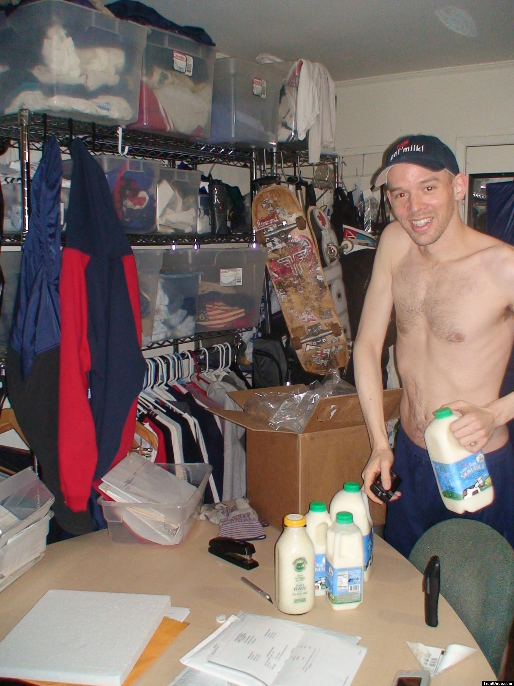 Raw milk tastes good