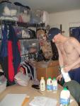 The raw milk helps him maintain a body mass index (BMI) of about 19-20, which is at the low end of health weight