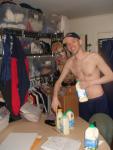 His immune system handles the bacteria in the raw milk