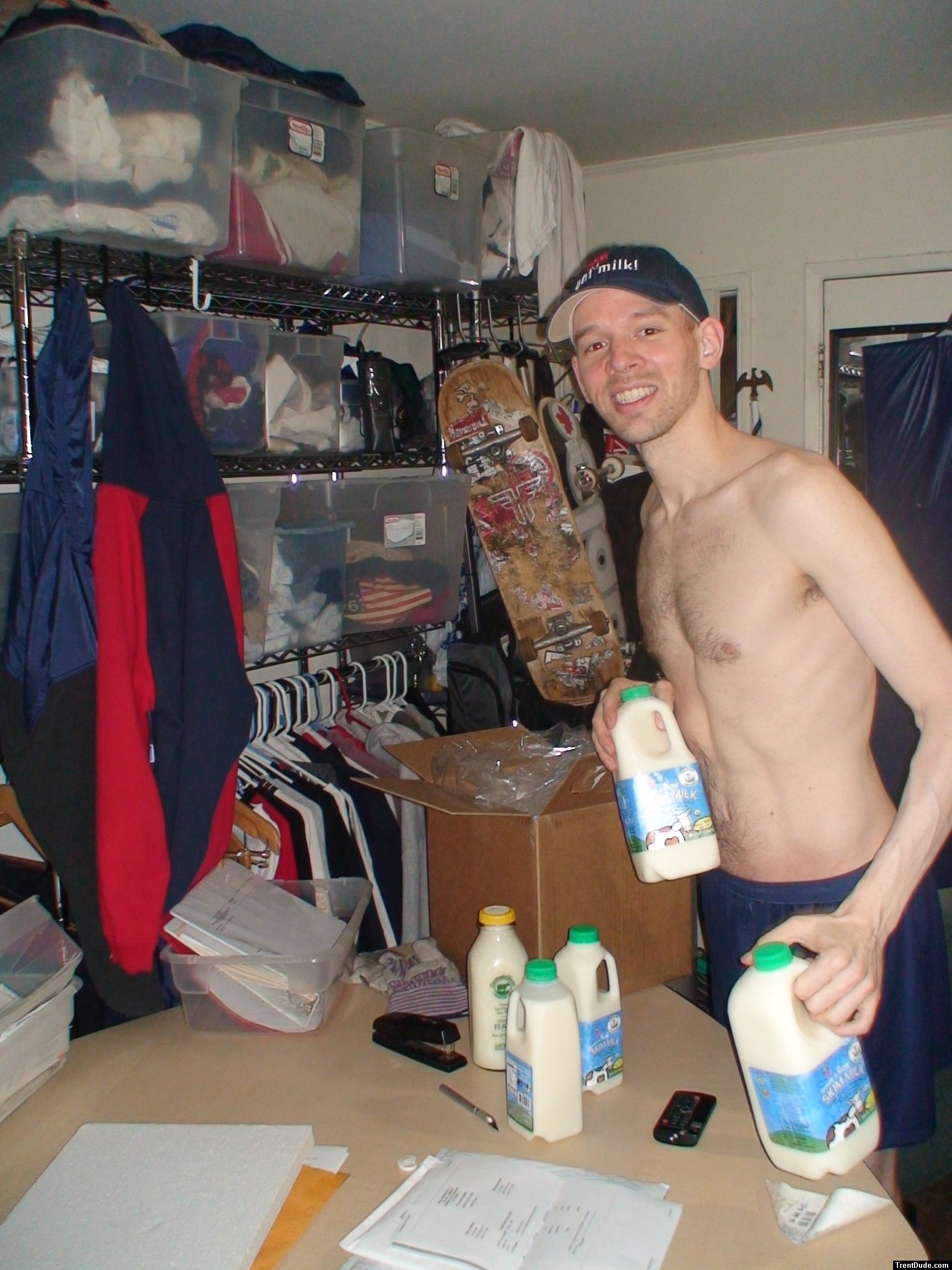 Raw milk is often drank by people who are lactose intolerant (smile)
