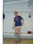 White Tommy Hilfiger briefs in the locker room