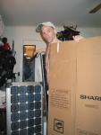 He wants to reduce his carbon foot print