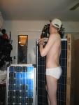 Rear and solar panel