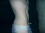White speedo underwater