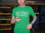 beard and green t-shirt