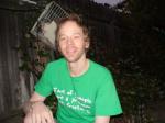 beard and green t-shirt