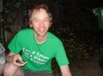 beard and green t-shirt