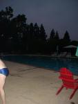 Blue speed / red stripe morning swim (rear)