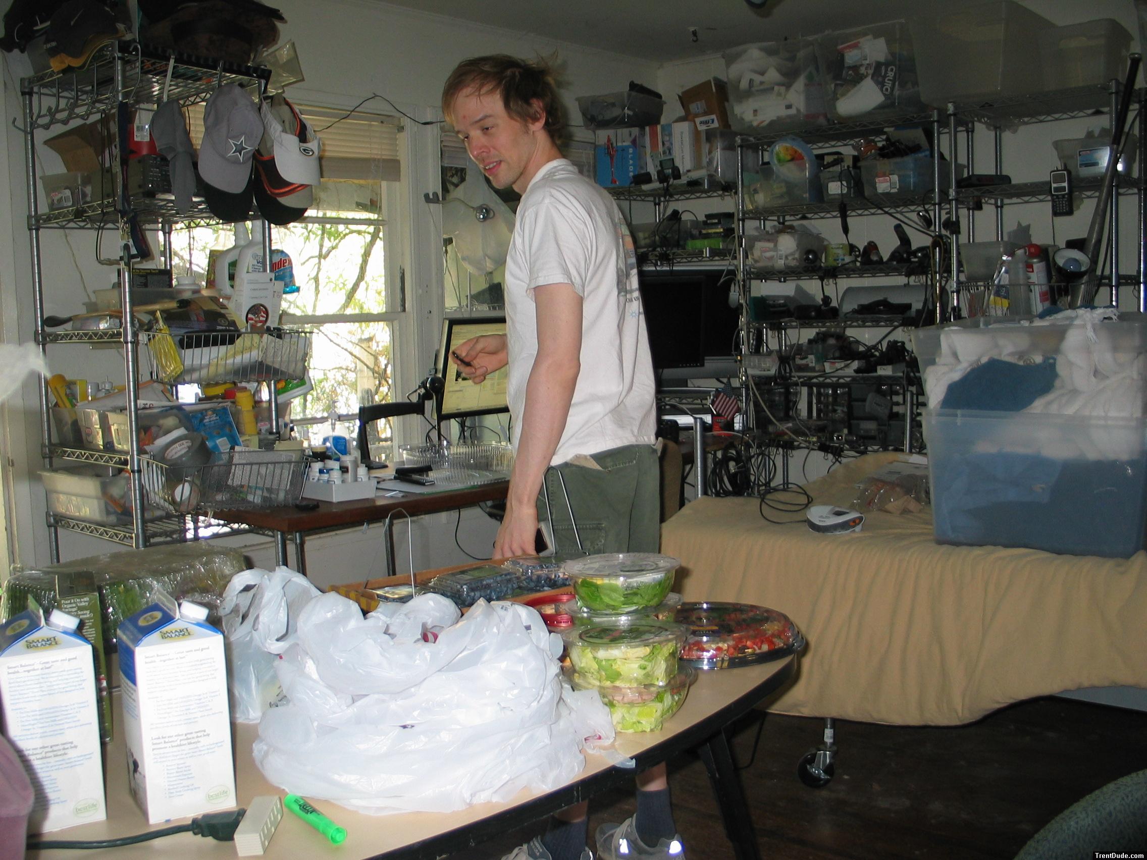 Happy to have salads