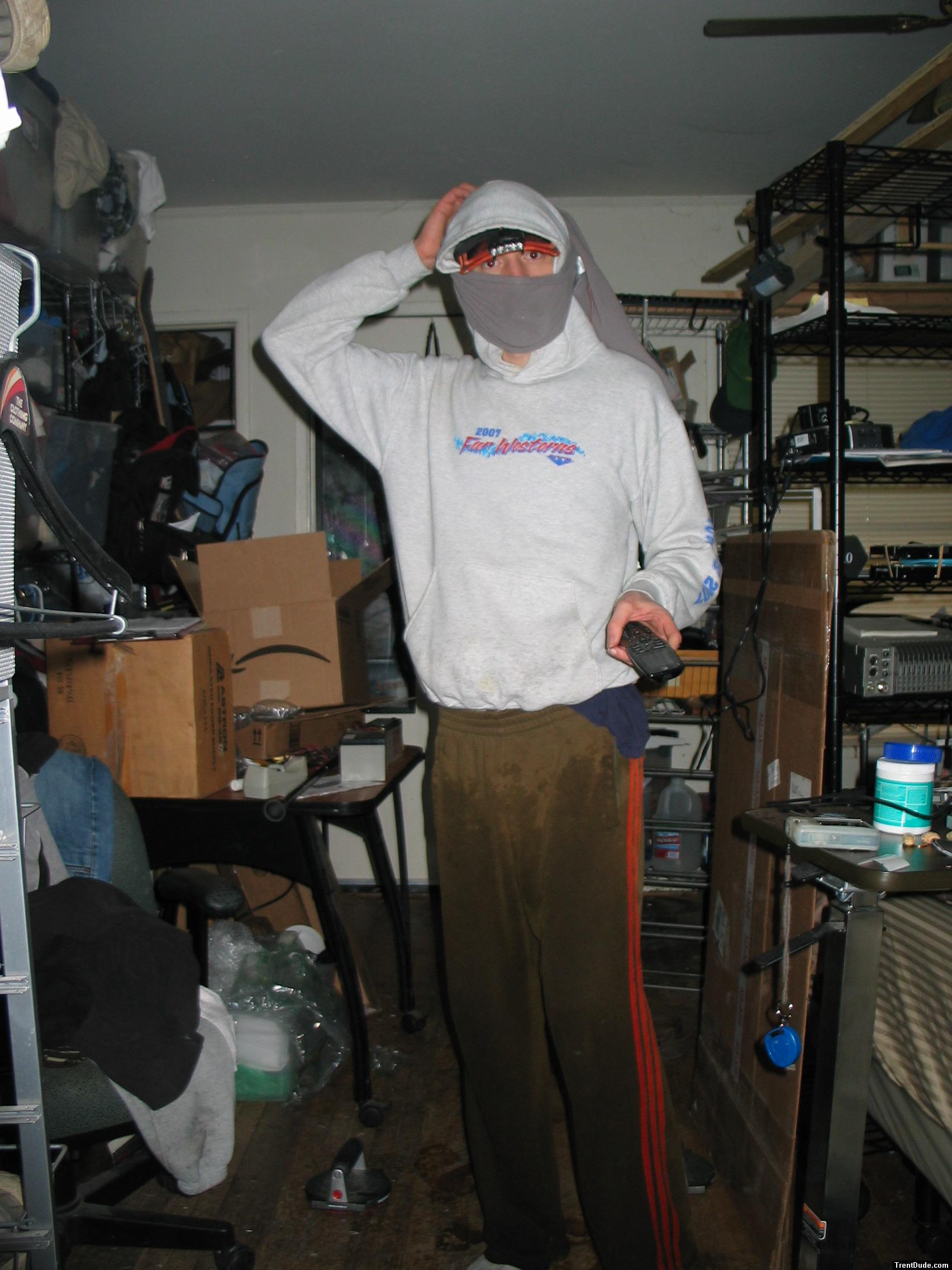 Covering up for a rain storm