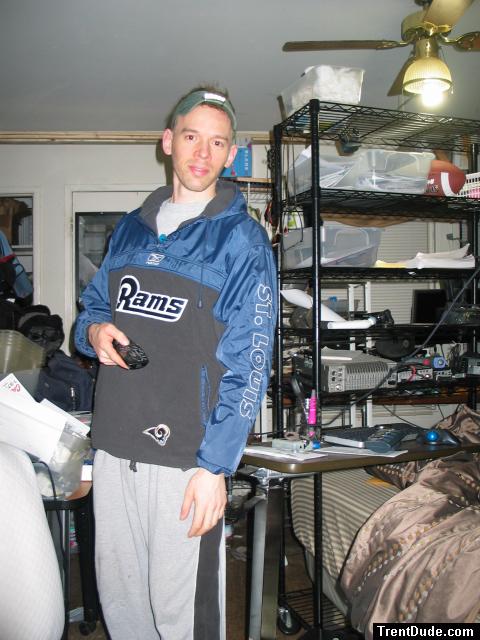 His rainy day uniform