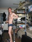 Blue underwear and slippers (best)