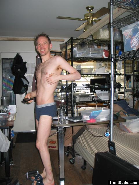 Blue underwear and slippers (best)