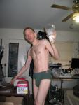 Green underwear