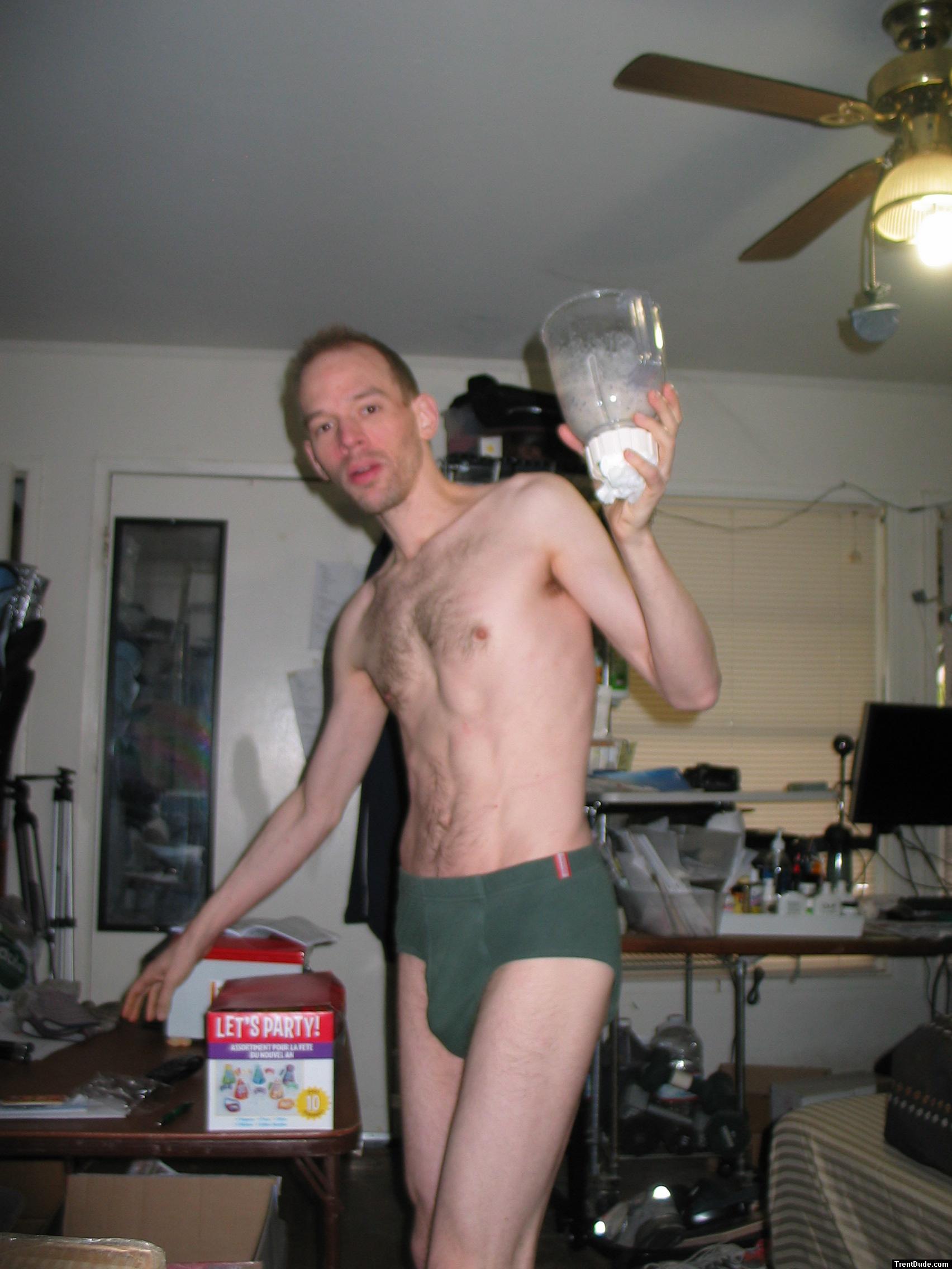 Green underwear