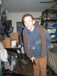 unshaven face and a patagonia scarf