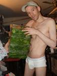 Organic spinach and Calvin Klein underwear