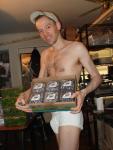 Blueberry guy in white tightey whitey briefs (beard)