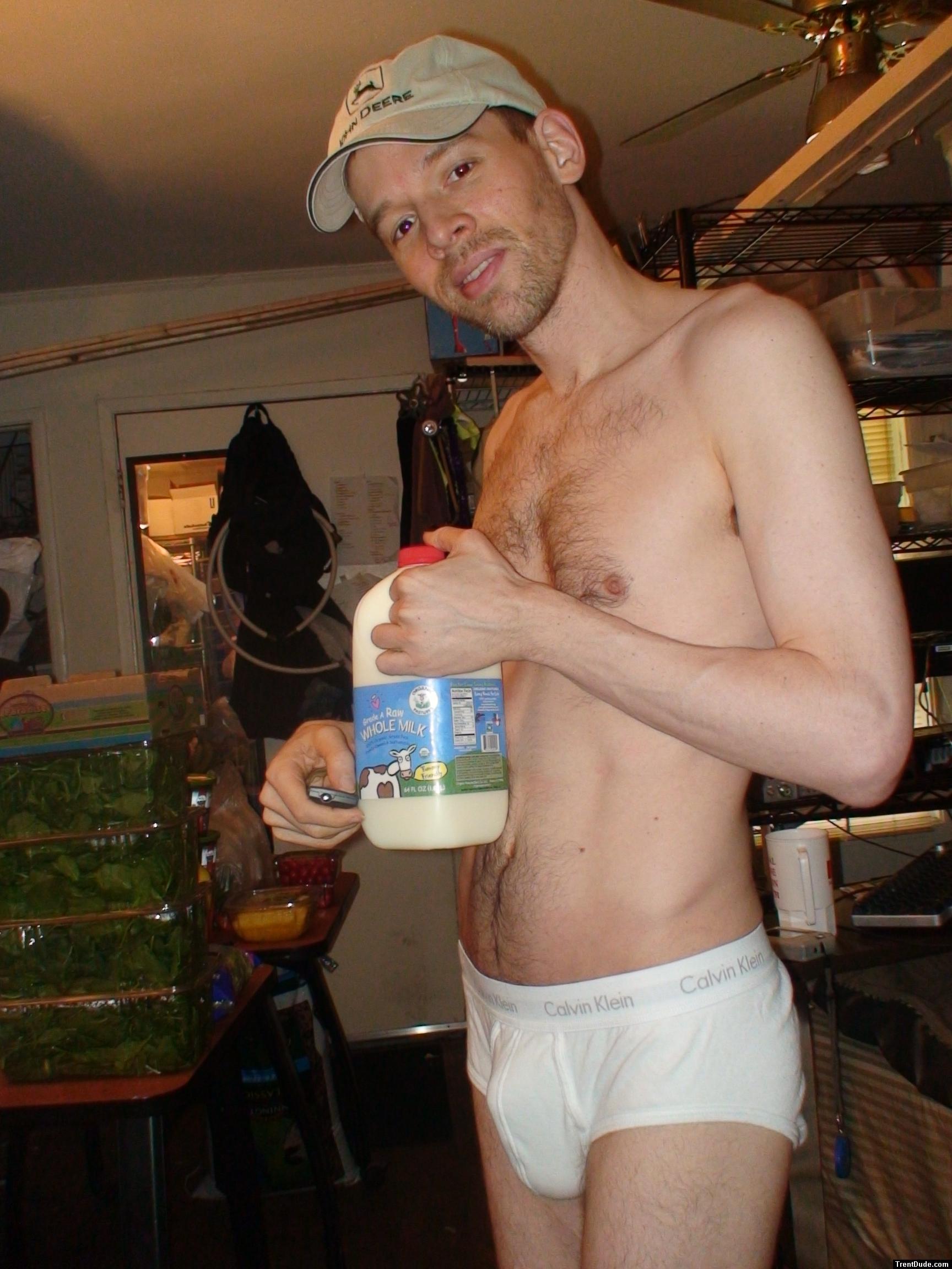 skim sometimes, but today whole raw milk