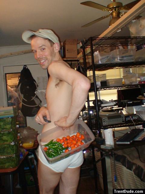 A very hot display of chilis and habaneros