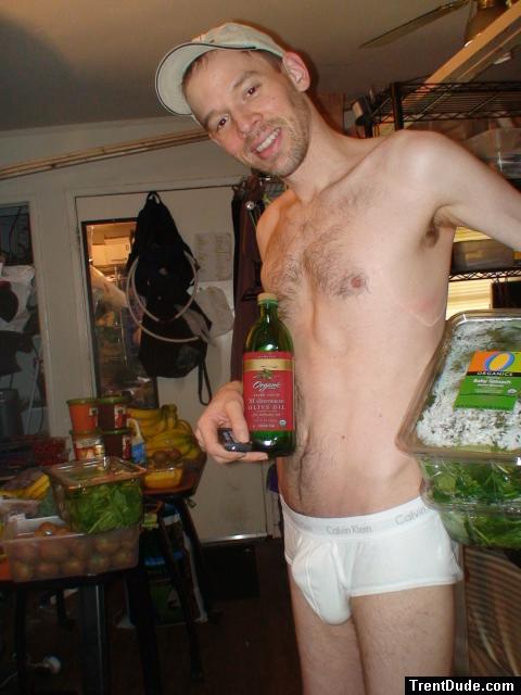 Organic olive oil and spinach with walnuts coming in a salad