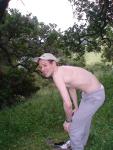 Outdoor sweats photoshoot near a tree