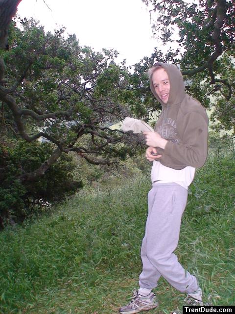 Outdoor sweats photoshoot near a tree