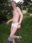 Outdoor sweats photoshoot near a tree