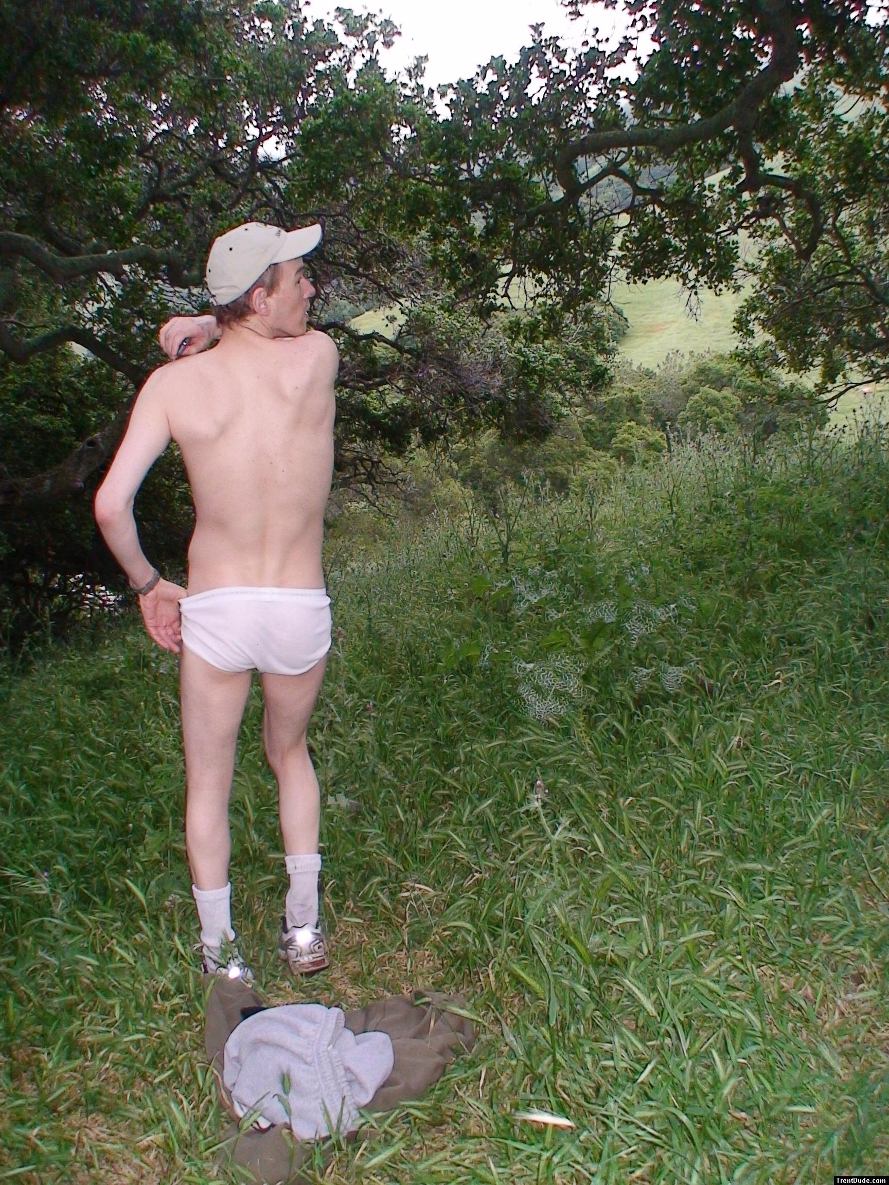 Outdoor sweats photoshoot near a tree