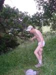 Outdoor sweats photoshoot near a tree