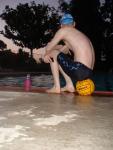 Black Nike Jammer and water polo ball